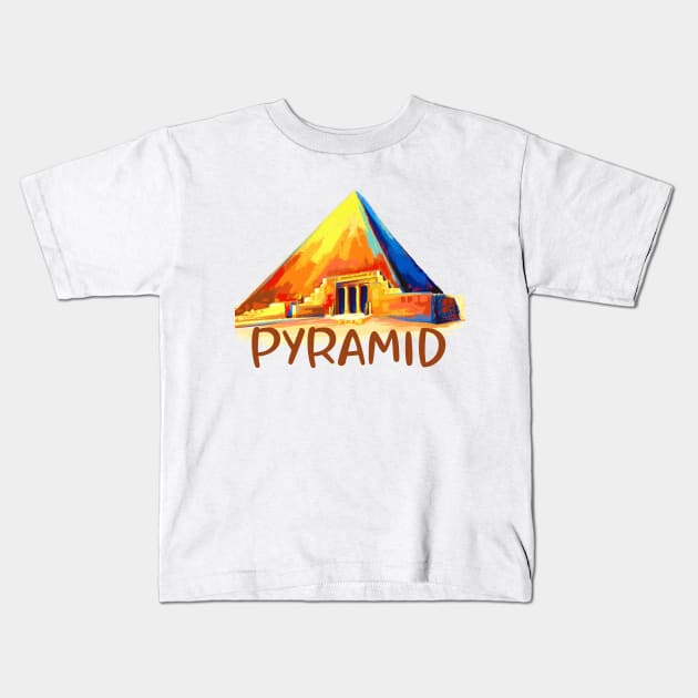 Pyramid Kids T-Shirt by koolteas